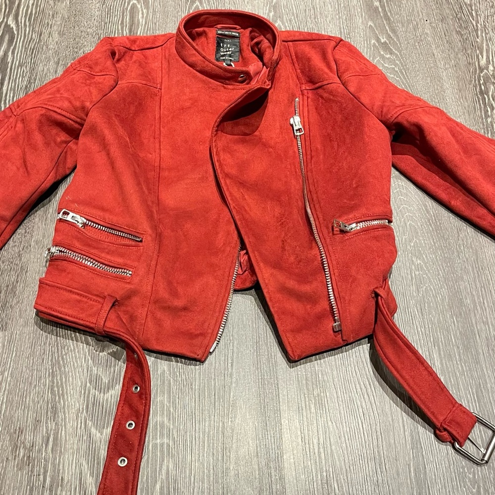 Zara Size M Moto Jacket - worn once!